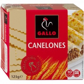 GALLO canelones paquete 125 grs